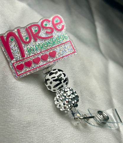 Nurse In Progress Badge Holder